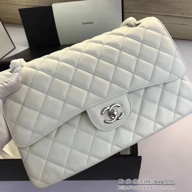 香奈兒CHANEL 升級版A1113全新經典小羊皮金銀鏈條單肩斜挎包 DSC1721